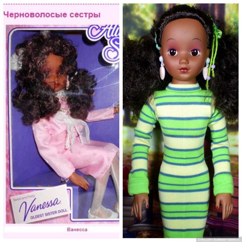Перепись КуклоНаселения. 2 doll Pretty-Always-Sisters-Collection, Kennner, Big-oldest-Sister, 22”, 1998