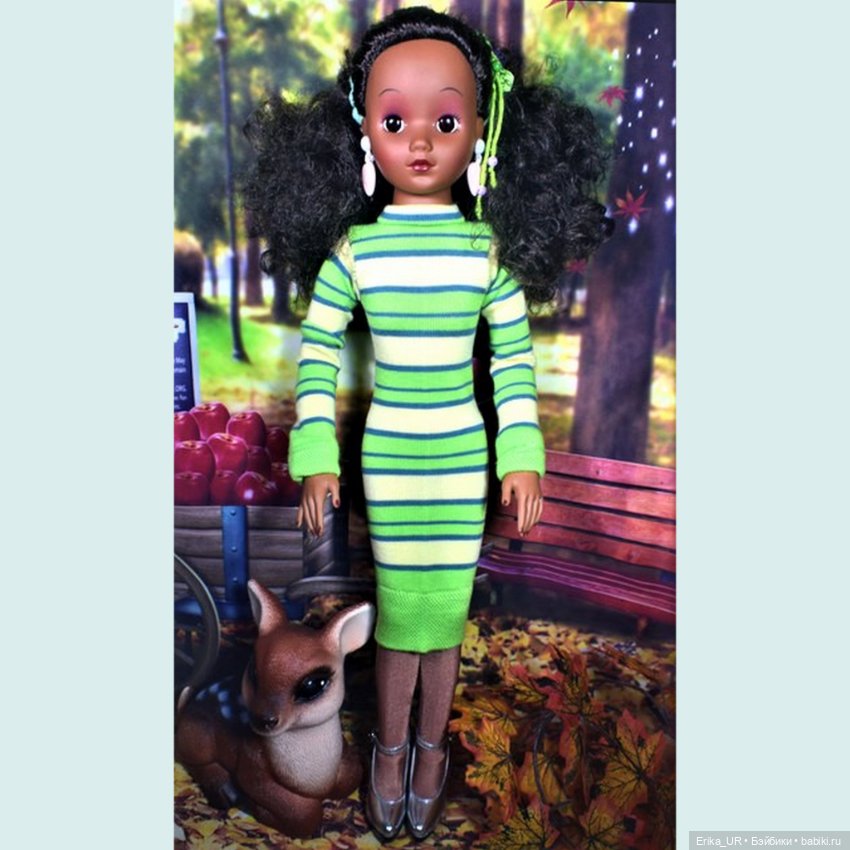 Перепись КуклоНаселения. 2 doll Pretty-Always-Sisters-Collection, Kennner, Big-oldest-Sister, 22”, 1998 (фото 4)