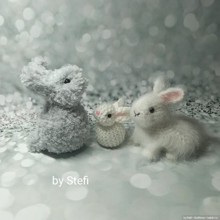 Крольчата спицами — Вязаные игрушки и амигуруми: крючком