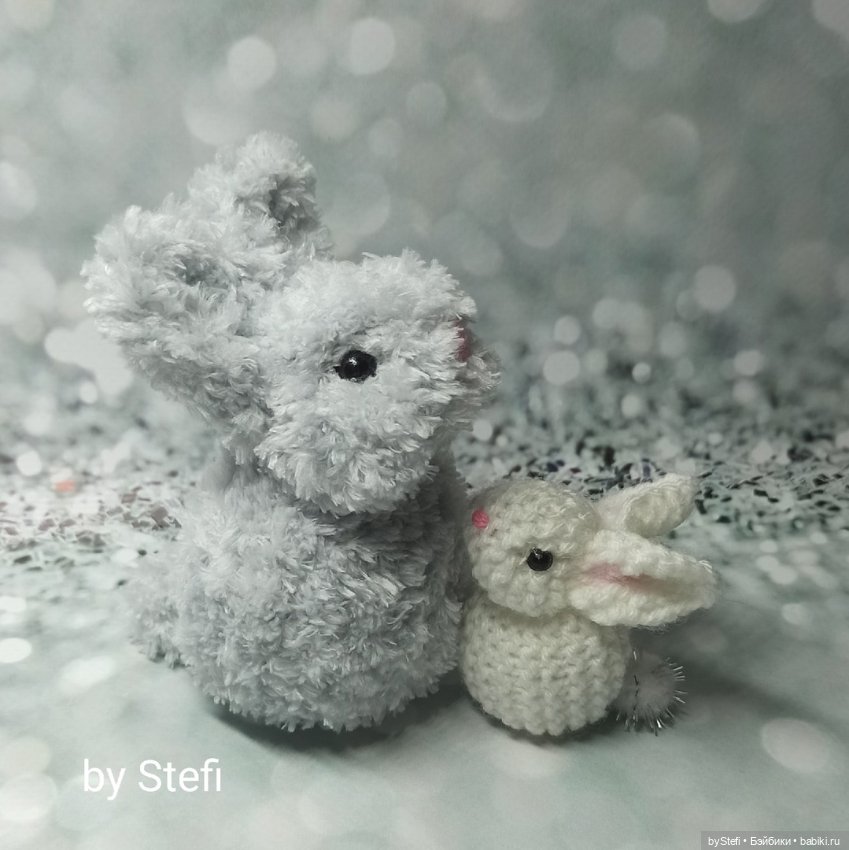 Крольчата спицами — Вязаные игрушки и амигуруми: крючком