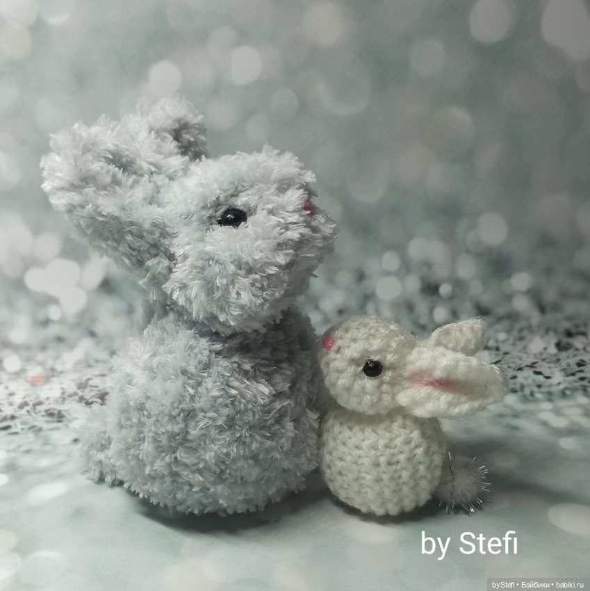 Крольчата спицами — Вязаные игрушки и амигуруми: крючком
