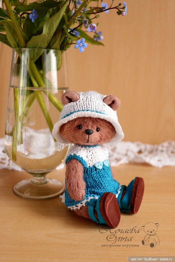 Мини тедди мишка Катя (10 см.) (фото 5)