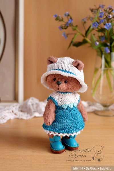 Мини тедди мишка Катя (10 см.) (фото 3)