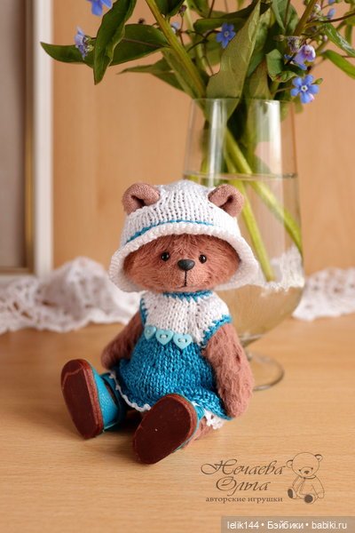 Мини тедди мишка Катя (10 см.) (фото 2)