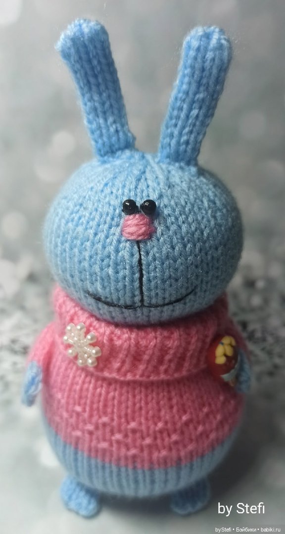 Кролик спицами. Любит мороженое (фото 7)