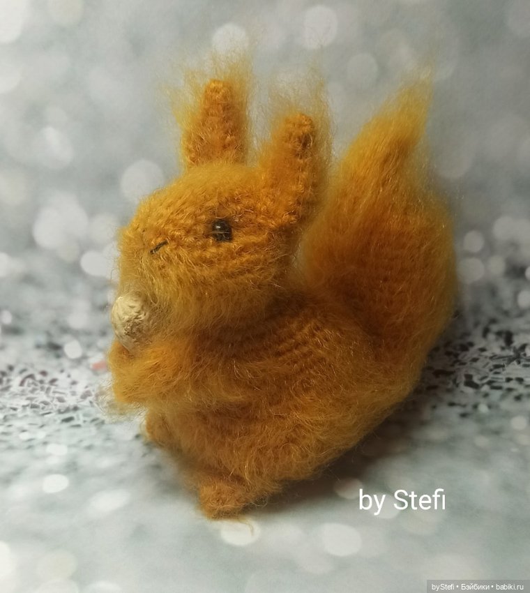 Бельчонок — Вязаные игрушки и амигуруми: крючком