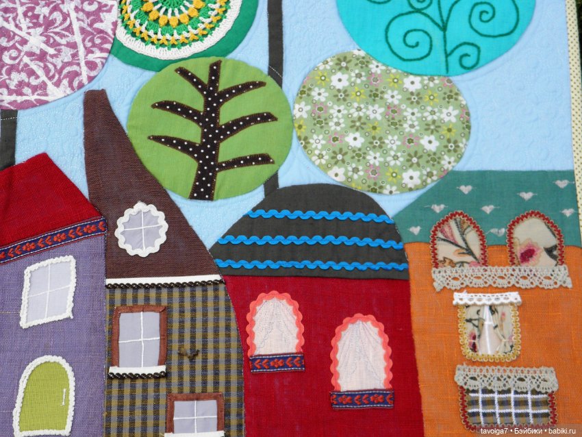 Домики из лоскутков — Наши хобби и творчество: вышивка