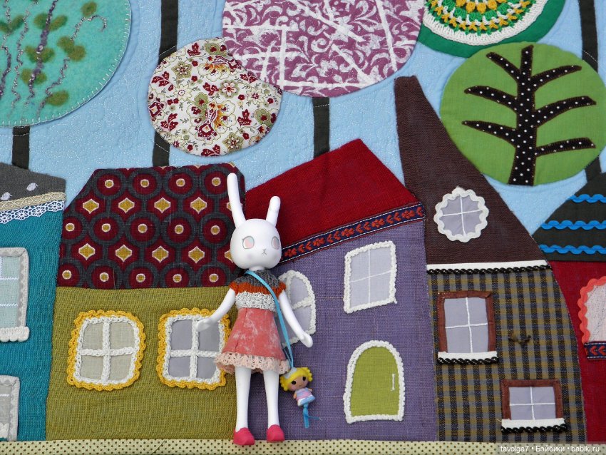 Домики из лоскутков — Наши хобби и творчество: вышивка (фото 8)