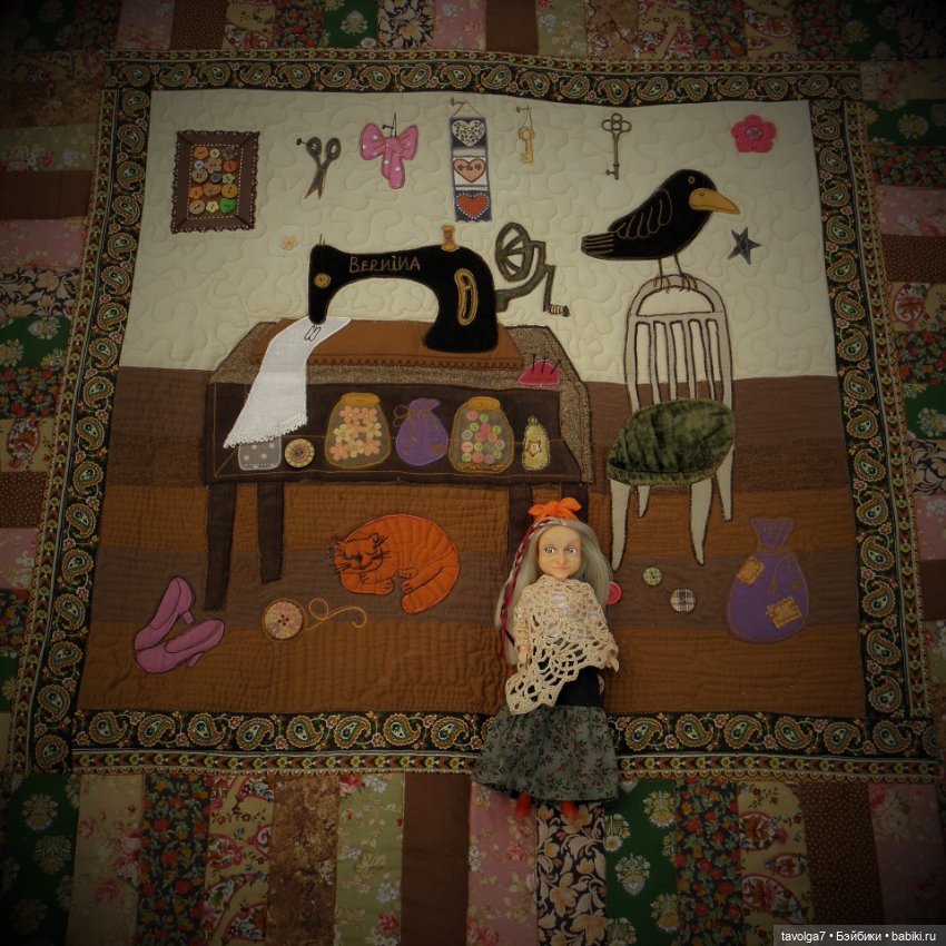 Домики из лоскутков — Наши хобби и творчество: вышивка (фото 3)