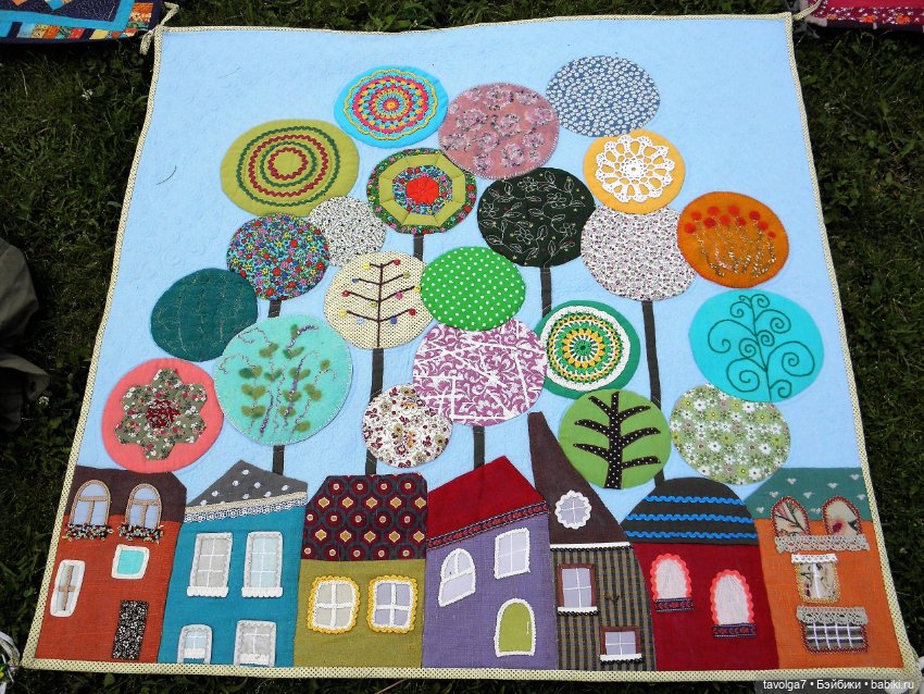 Домики из лоскутков — Наши хобби и творчество: вышивка (фото 6)