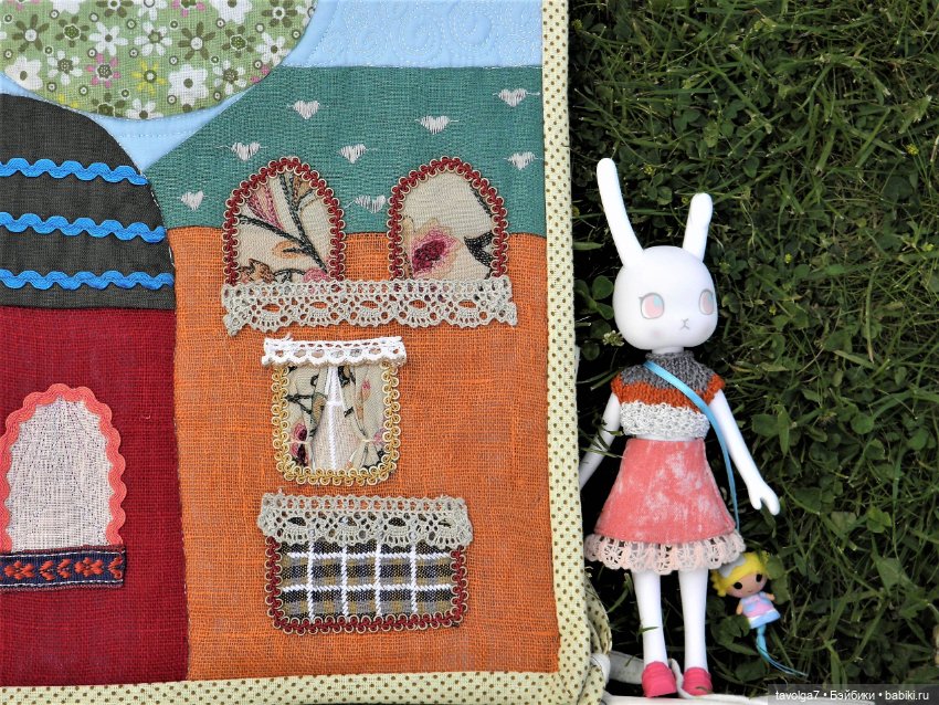 Домики из лоскутков — Наши хобби и творчество: вышивка (фото 10)