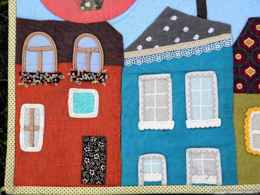Домики из лоскутков — Наши хобби и творчество: вышивка