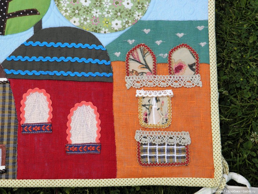 Домики из лоскутков — Наши хобби и творчество: вышивка (фото 9)