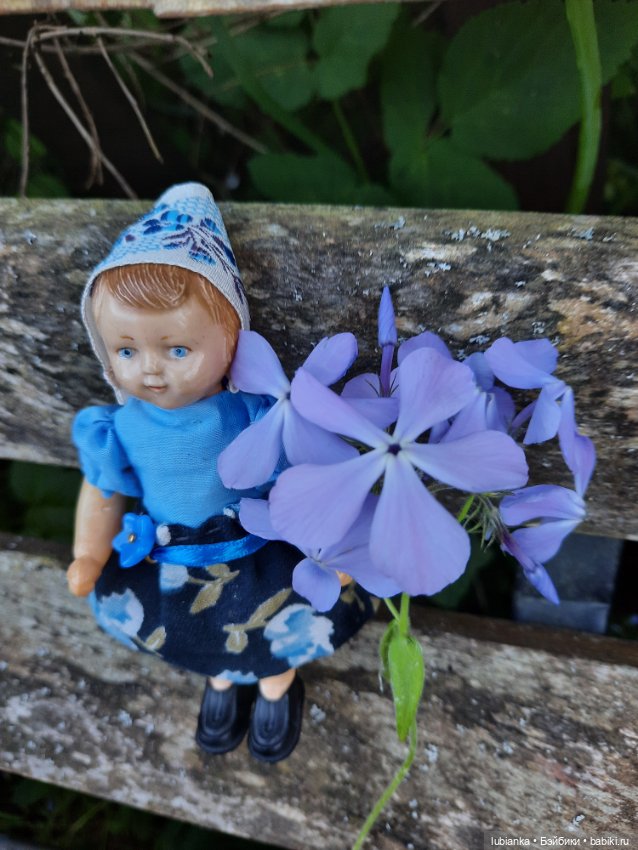 Девочка-незабудка — Советские винтажные куклы (СССР): Ленигрушка