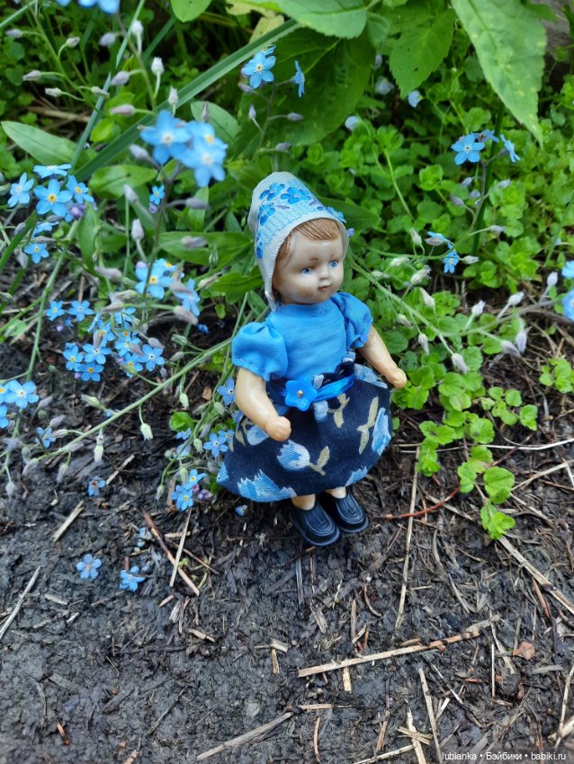 Девочка-незабудка — Советские винтажные куклы (СССР): Ленигрушка (фото 10)