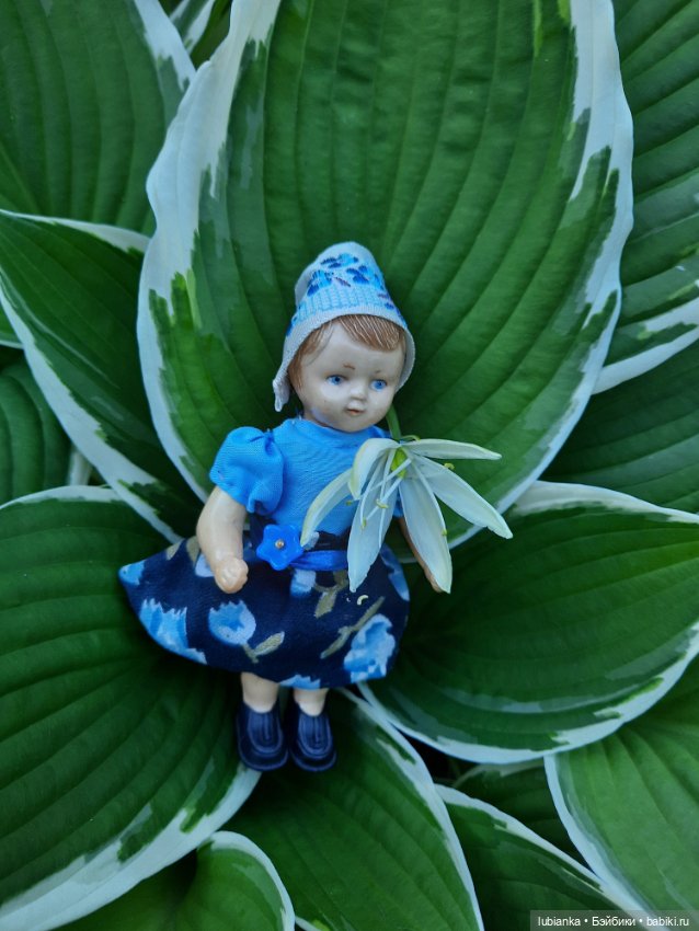 Девочка-незабудка — Советские винтажные куклы (СССР): Ленигрушка