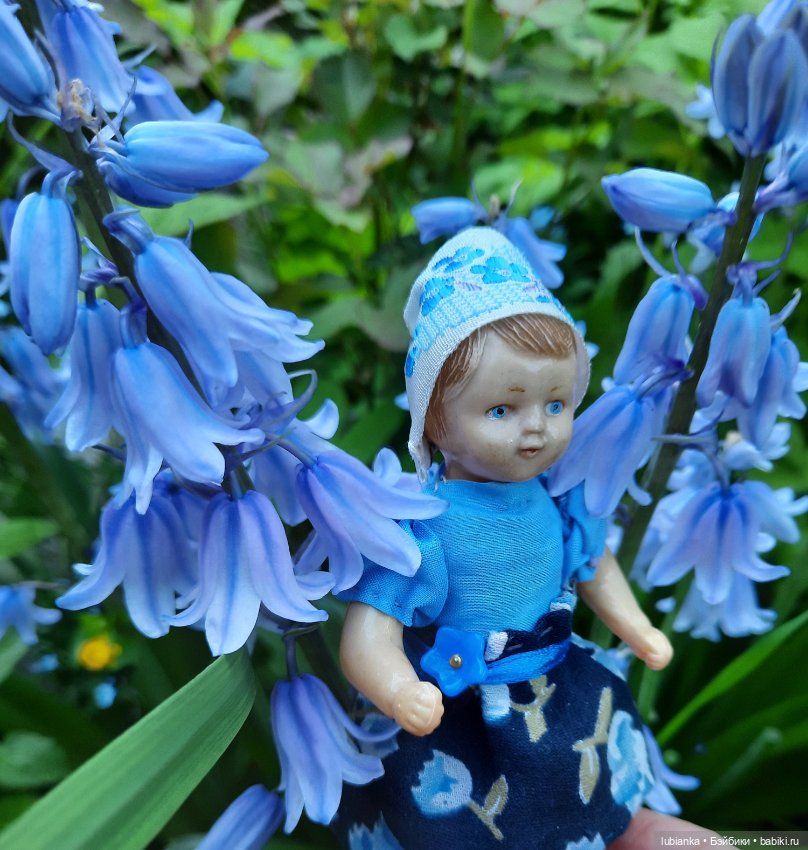 Девочка-незабудка — Советские винтажные куклы (СССР): Ленигрушка
