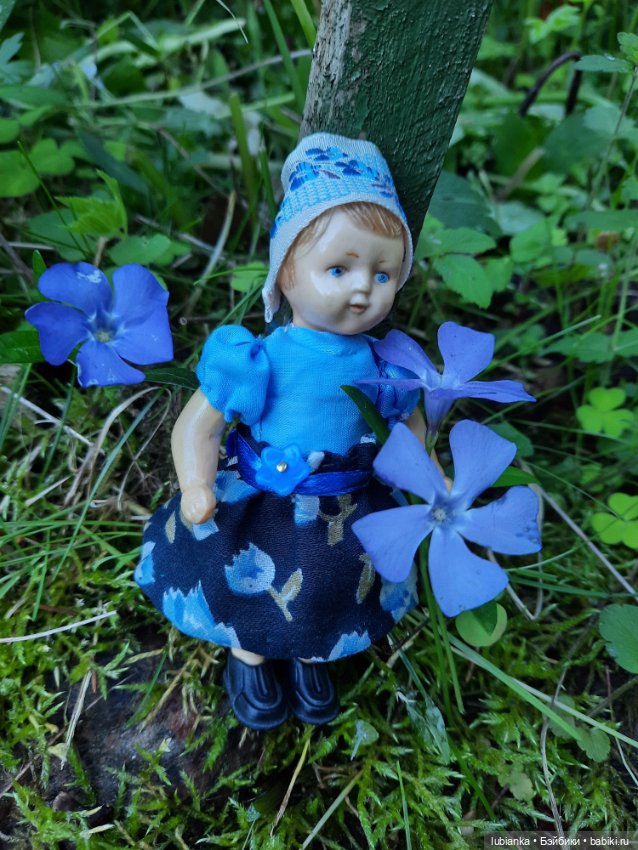 Девочка-незабудка — Советские винтажные куклы (СССР): Ленигрушка