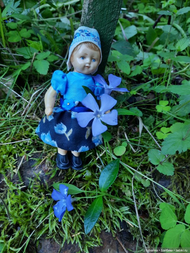 Девочка-незабудка — Советские винтажные куклы (СССР): Ленигрушка