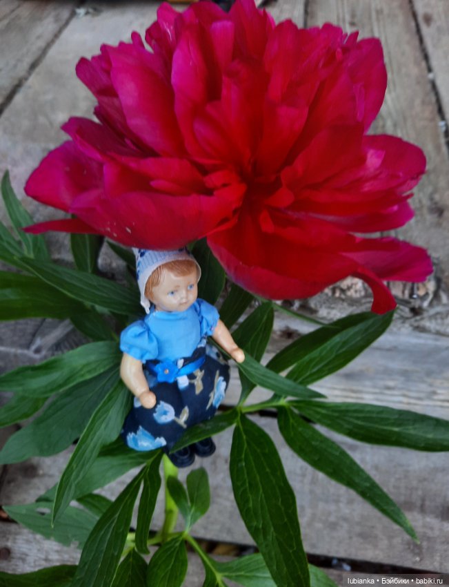 Девочка-незабудка — Советские винтажные куклы (СССР): Ленигрушка