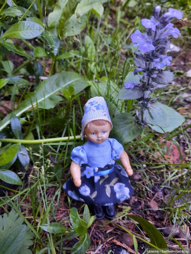 Девочка-незабудка — Советские винтажные куклы (СССР): Ленигрушка