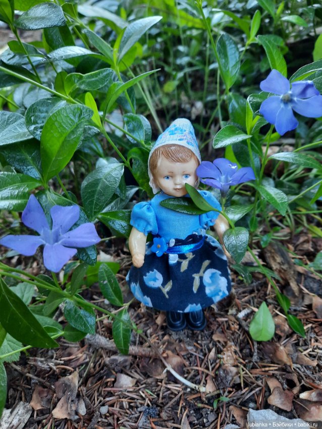 Девочка-незабудка — Советские винтажные куклы (СССР): Ленигрушка