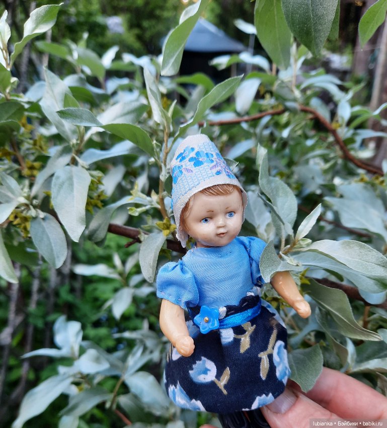 Девочка-незабудка — Советские винтажные куклы (СССР): Ленигрушка