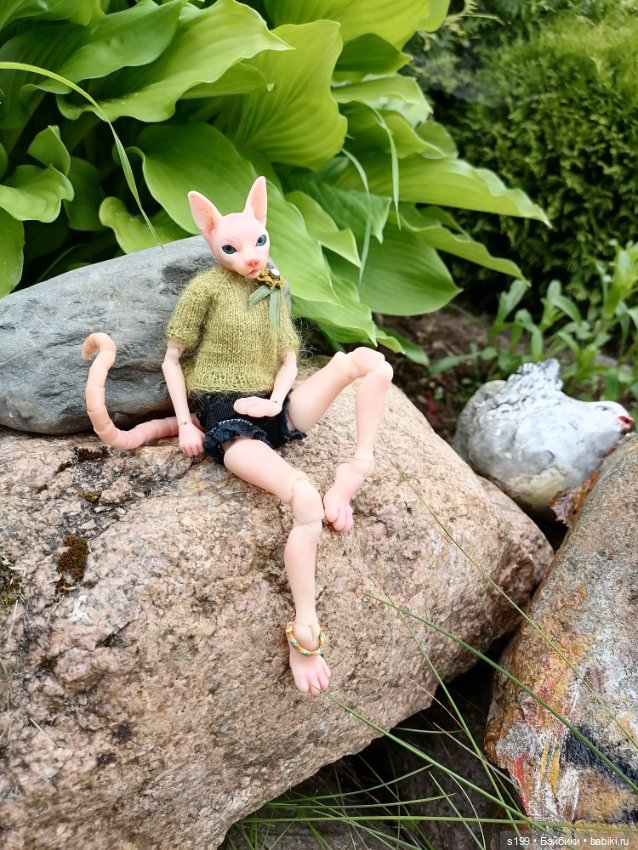 Кошечка — Домашние фото авторских кукол: личные коллекции