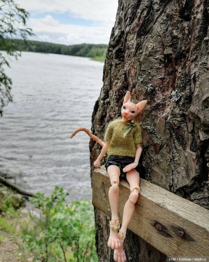 Кошечка — Домашние фото авторских кукол: личные коллекции (фото 4)