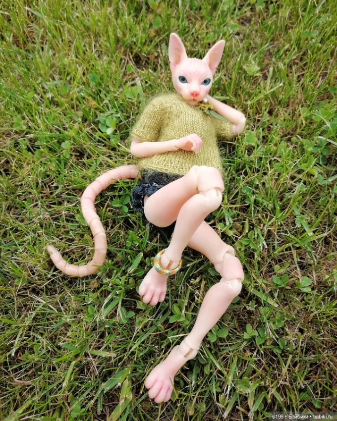 Кошечка — Домашние фото авторских кукол: личные коллекции