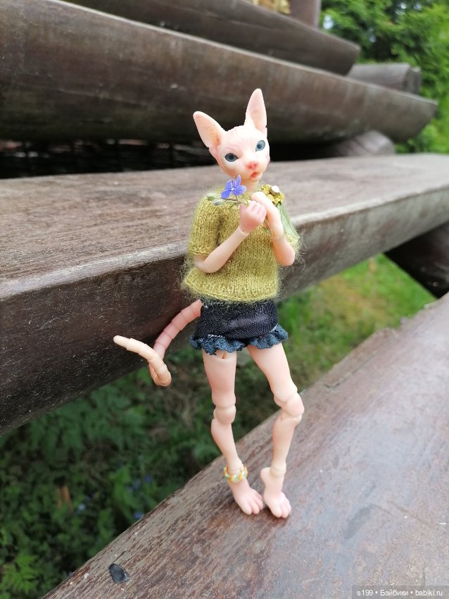 Кошечка — Домашние фото авторских кукол: личные коллекции (фото 6)