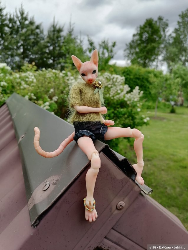 Кошечка — Домашние фото авторских кукол: личные коллекции