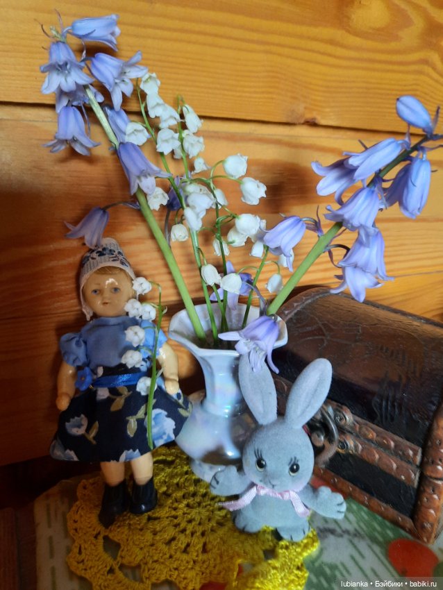 Девочка-незабудка — Советские винтажные куклы (СССР): Ленигрушка