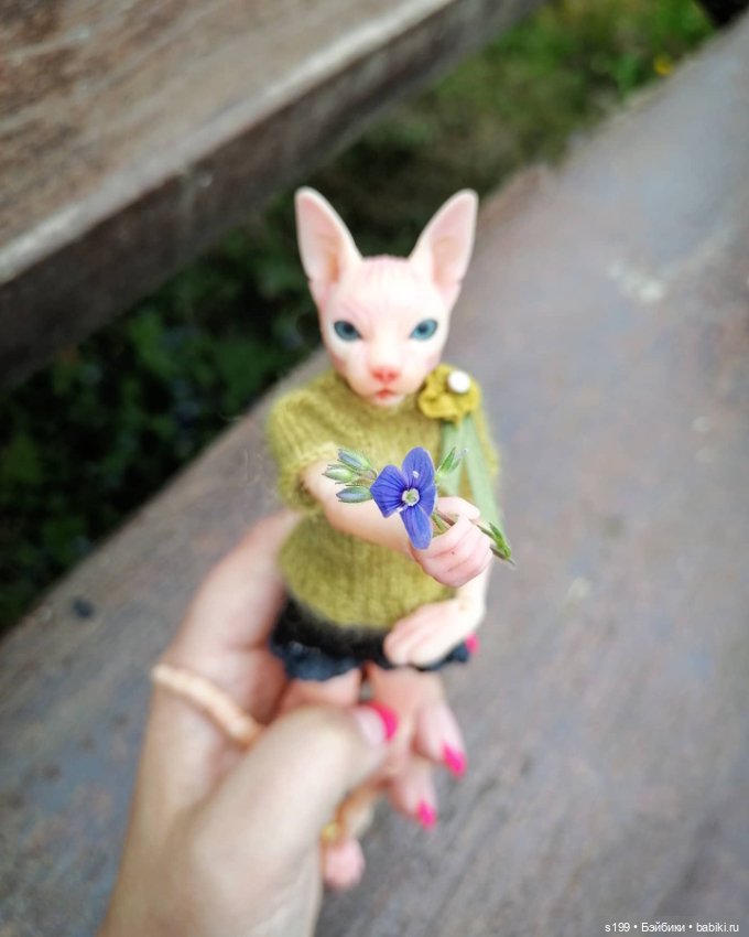 Кошечка — Домашние фото авторских кукол: личные коллекции