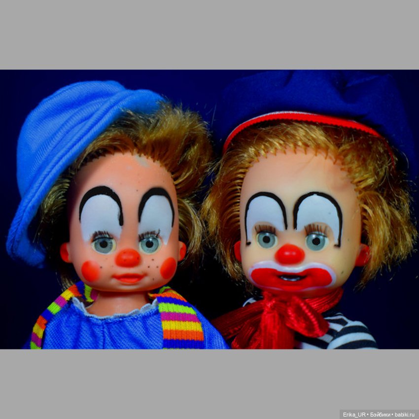 Перепись КуклоНаселения. Куклы-клоуны. Часть 2: Винтаж (в основном)