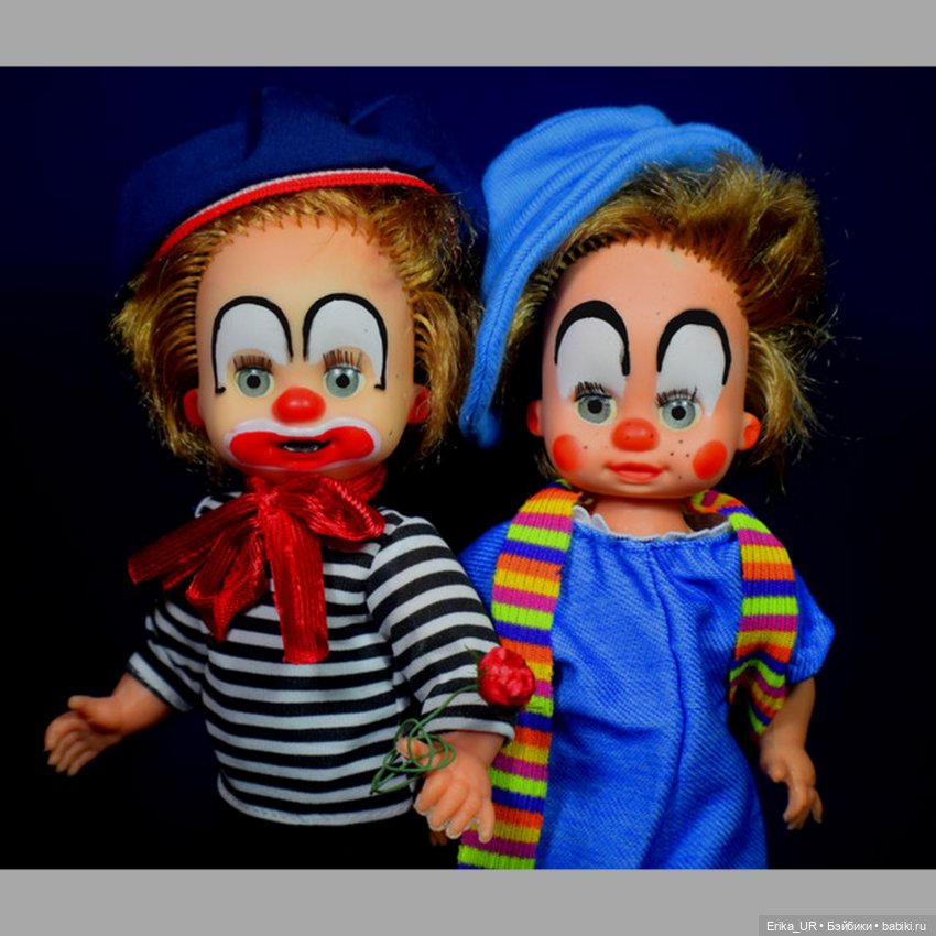 Перепись КуклоНаселения. Куклы-клоуны. Часть 2: Винтаж (в основном)