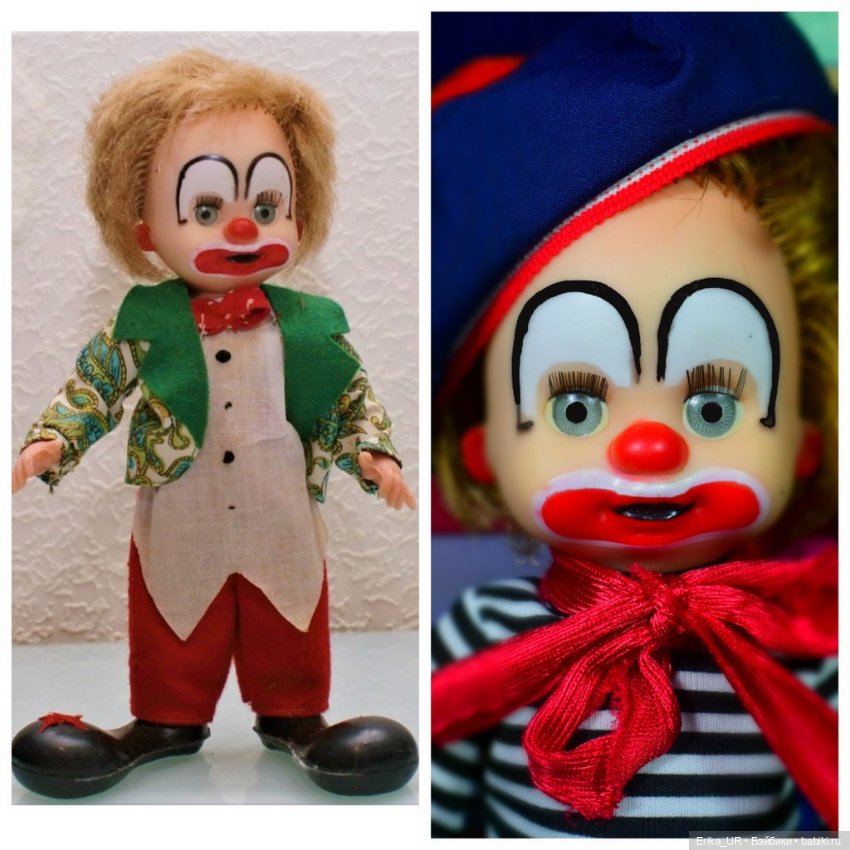 Перепись КуклоНаселения. Куклы-клоуны. Часть 2: Винтаж (в основном)
