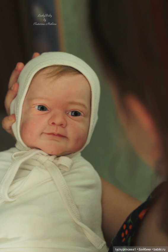 Сонечка, кукла реборн из молда Sanya by Gudrun Legler