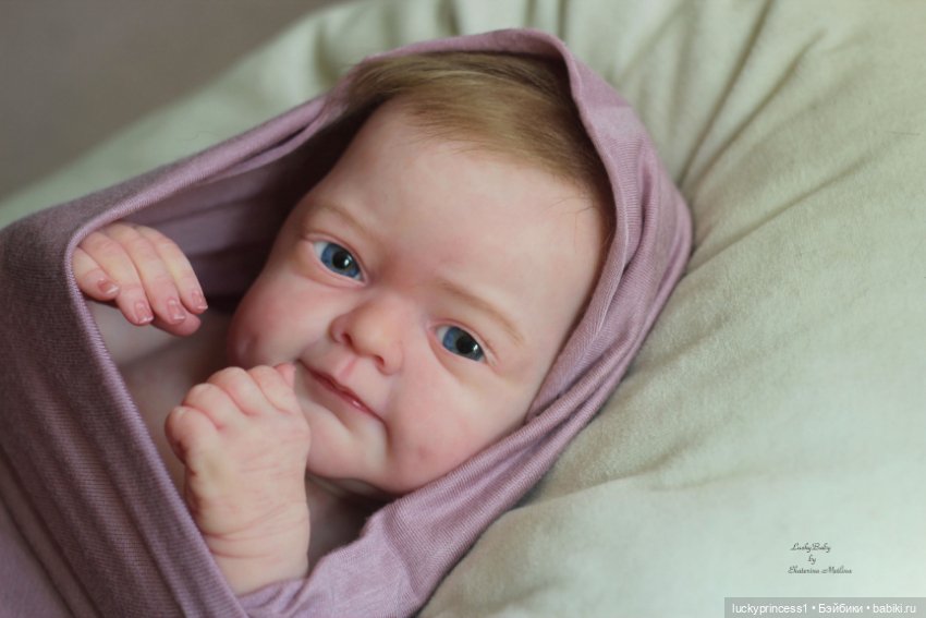Сонечка, кукла реборн из молда Sanya by Gudrun Legler (фото 4)