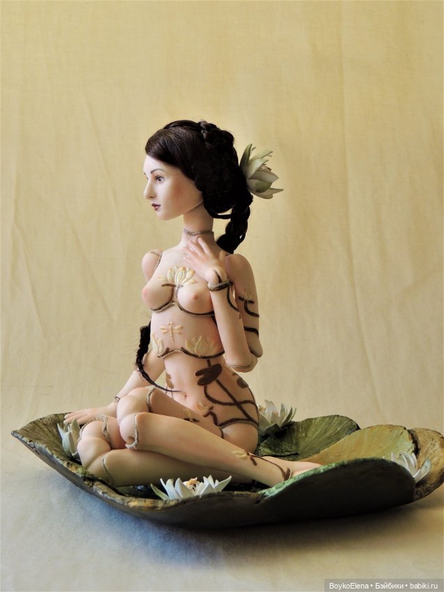 Лягушка — Авторские фарфоровые куклы (OOAK): ручная работа (фото 2)