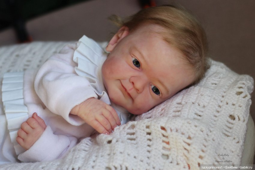 Сонечка, кукла реборн из молда Sanya by Gudrun Legler