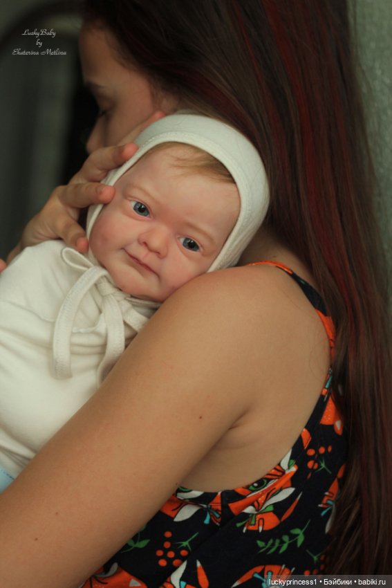 Сонечка, кукла реборн из молда Sanya by Gudrun Legler