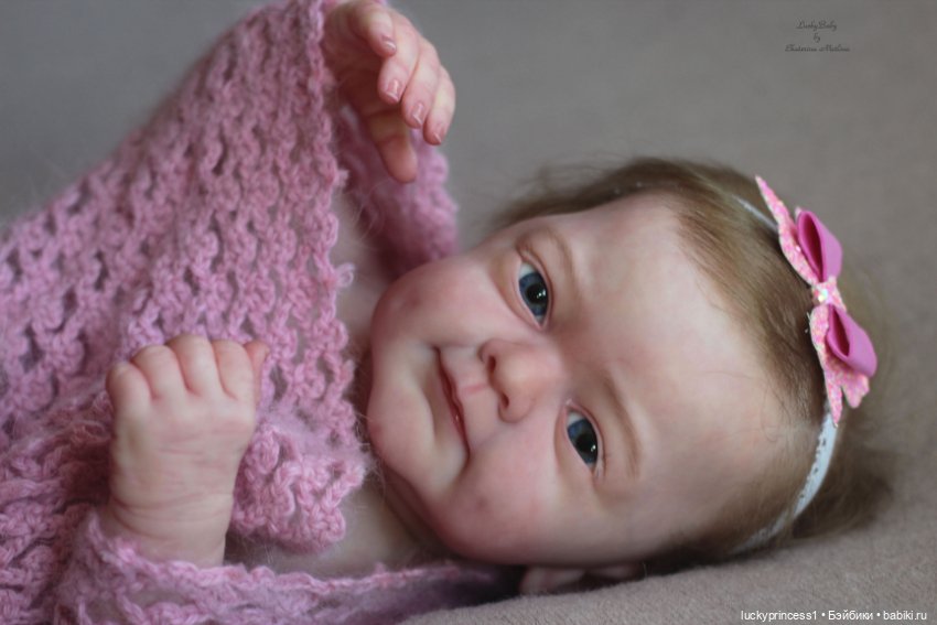 Сонечка, кукла реборн из молда Sanya by Gudrun Legler