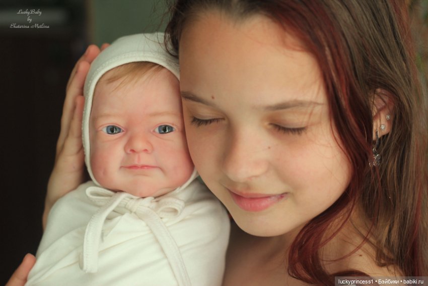 Сонечка, кукла реборн из молда Sanya by Gudrun Legler