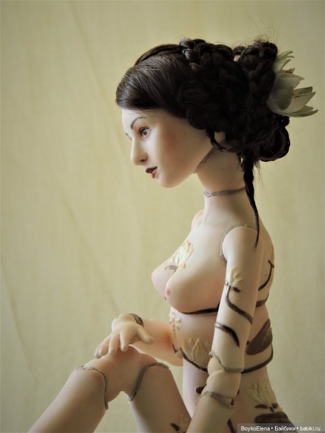 Лягушка — Авторские фарфоровые куклы (OOAK): ручная работа (фото 6)