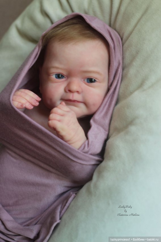 Сонечка, кукла реборн из молда Sanya by Gudrun Legler (фото 2)