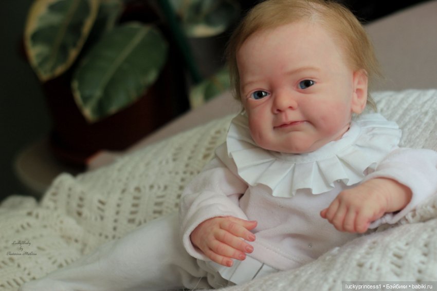 Сонечка, кукла реборн из молда Sanya by Gudrun Legler