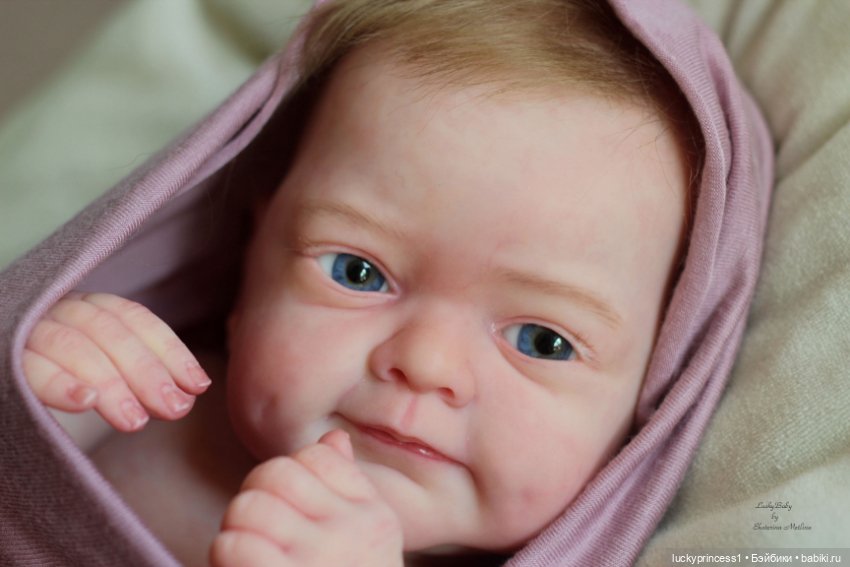 Сонечка, кукла реборн из молда Sanya by Gudrun Legler (фото 3)