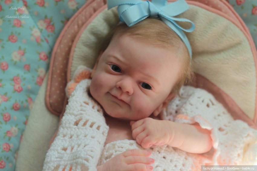 Сонечка, кукла реборн из молда Sanya by Gudrun Legler