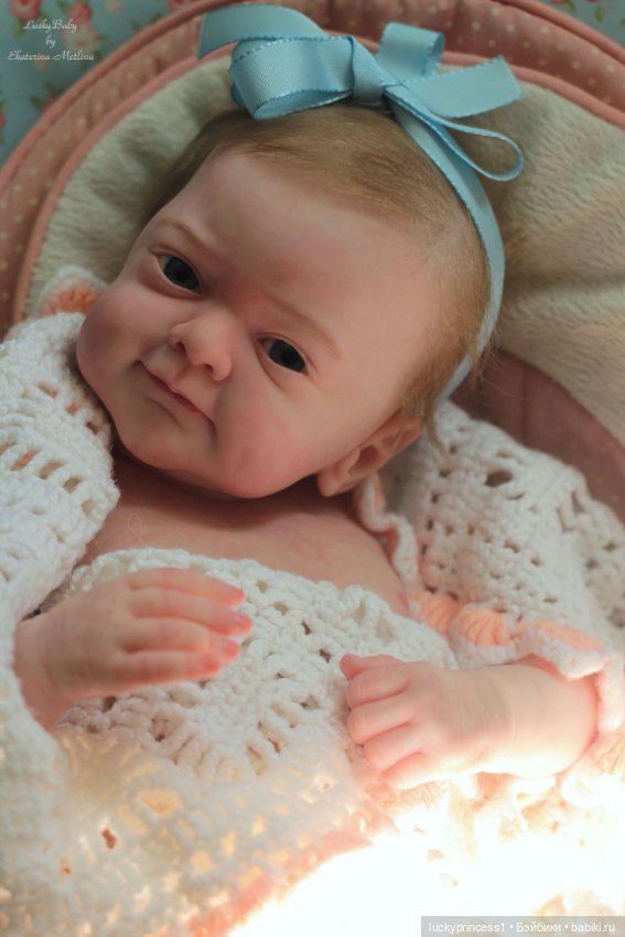 Сонечка, кукла реборн из молда Sanya by Gudrun Legler